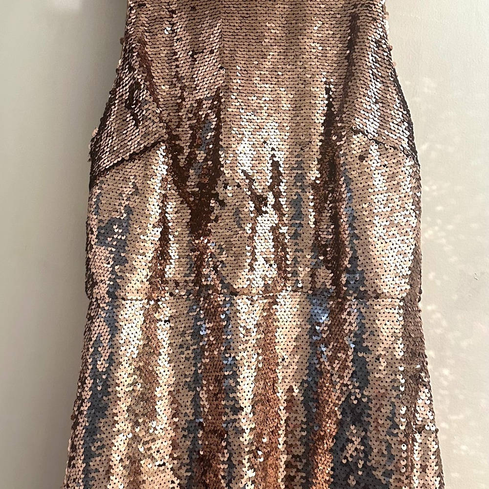 Gold Sequin Gown by Lulus